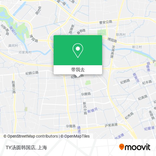 TY汤圆韩国店地图