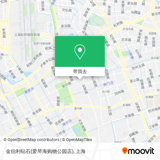 金伯利钻石(爱琴海购物公园店)地图
