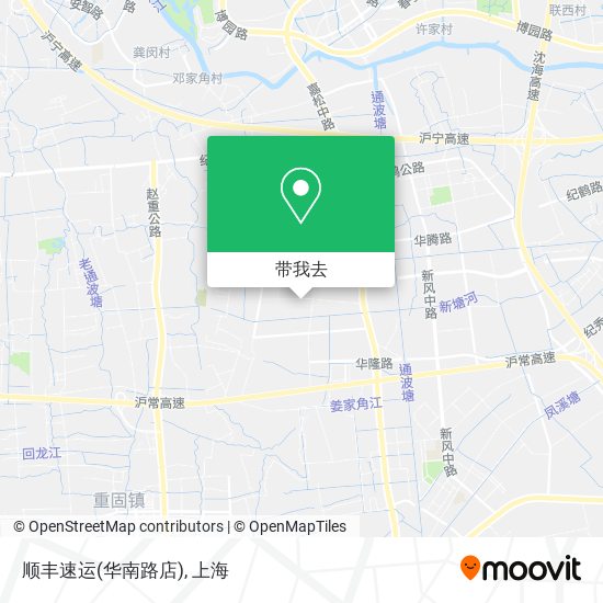顺丰速运(华南路店)地图