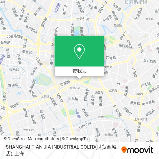 SHANGHAI TIAN JIA INDUSTRIAL COLTD(世贸商城店)地图