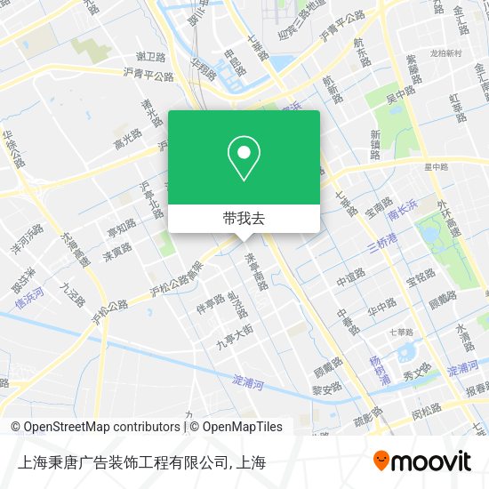 上海秉唐广告装饰工程有限公司地图
