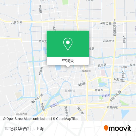 世纪联华-西2门地图