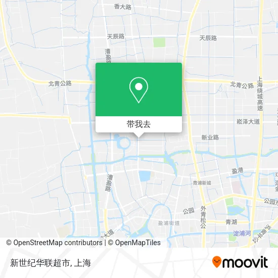 新世纪华联超市地图