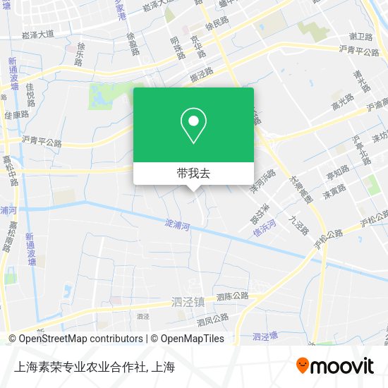 上海素荣专业农业合作社地图