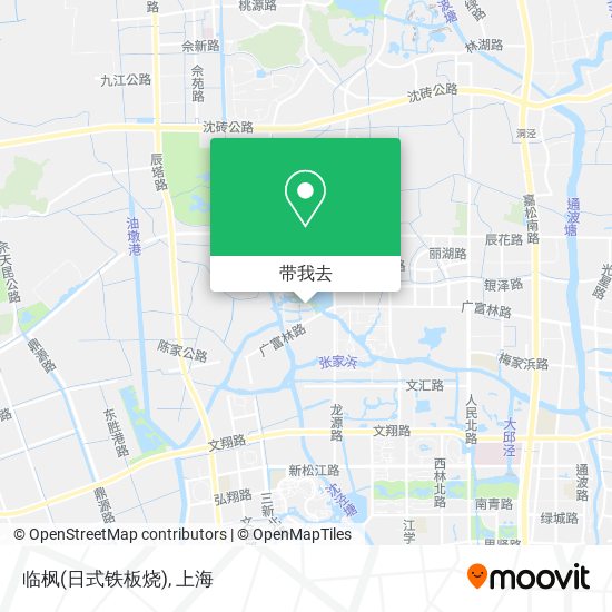 临枫(日式铁板烧)地图