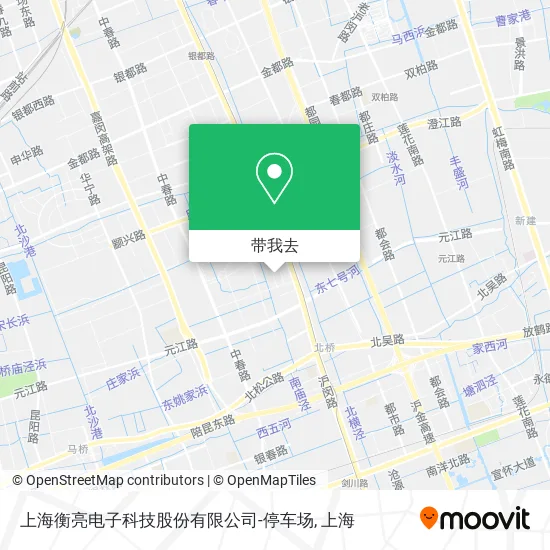 上海衡亮电子科技股份有限公司-停车场地图