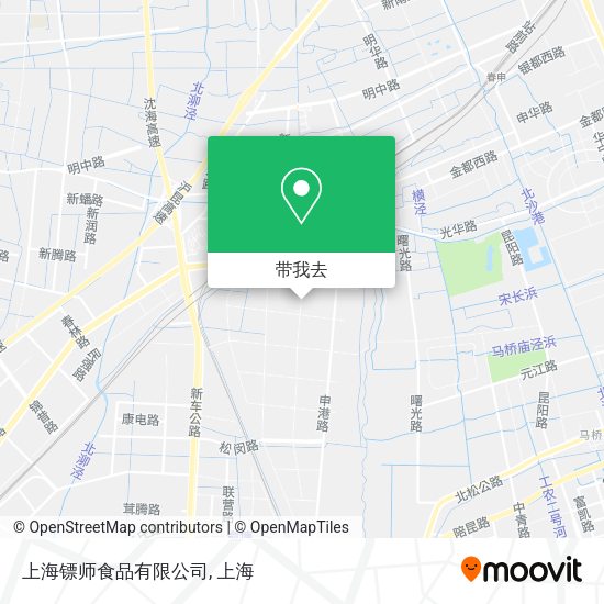 上海镖师食品有限公司地图