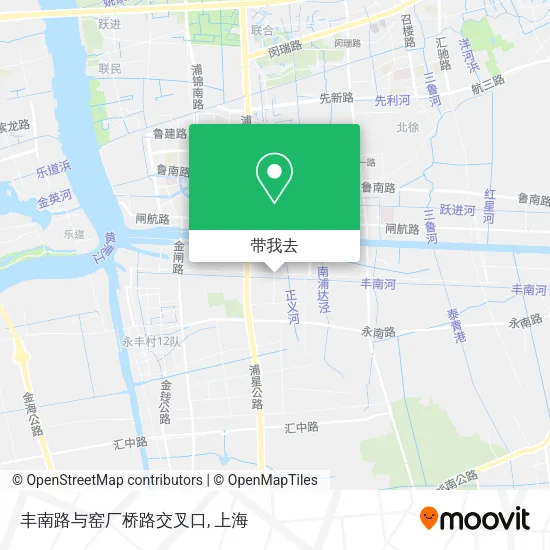 丰南路与窑厂桥路交叉口地图