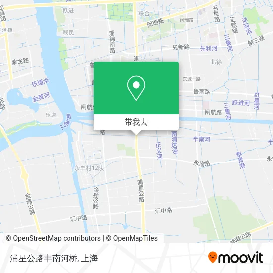 浦星公路丰南河桥地图
