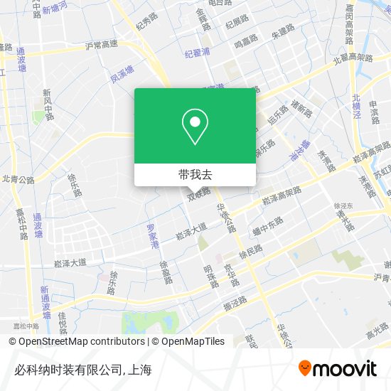 必科纳时装有限公司地图