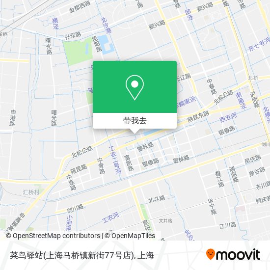 菜鸟驿站(上海马桥镇新街77号店)地图