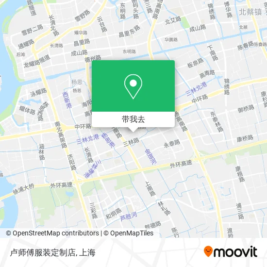 卢师傅服装定制店地图