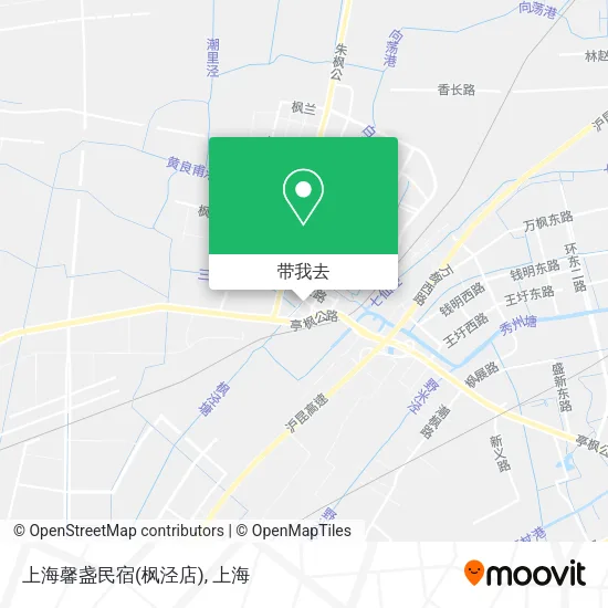 上海馨盏民宿(枫泾店)地图