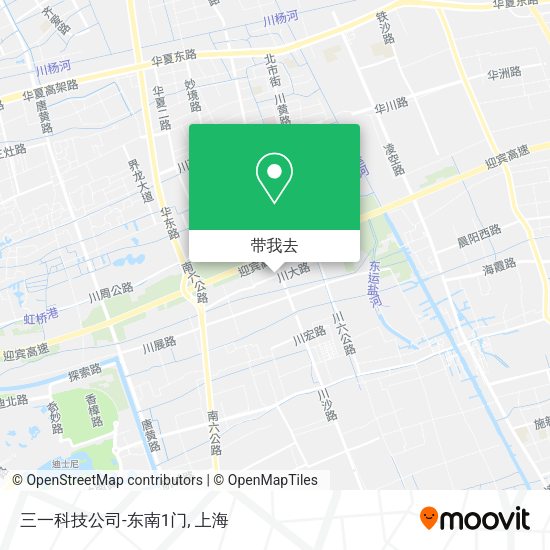 三一科技公司-东南1门地图