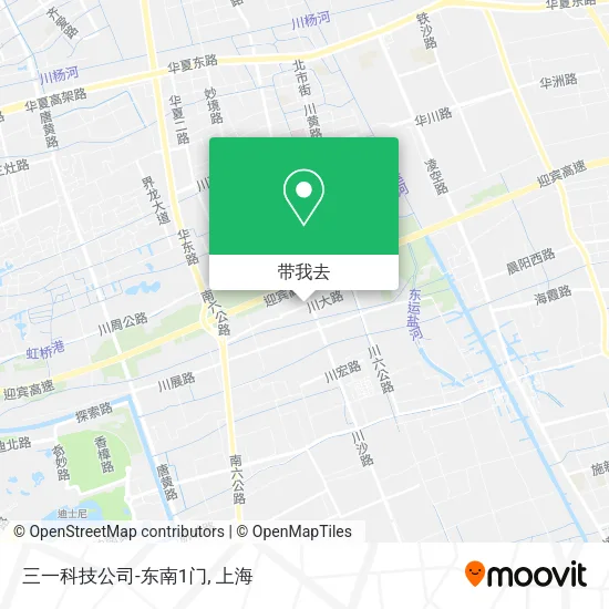 三一科技公司-东南1门地图
