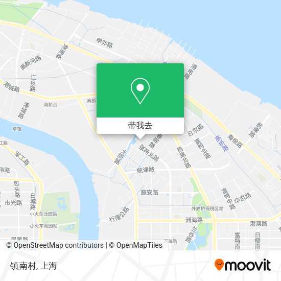 镇南村地图