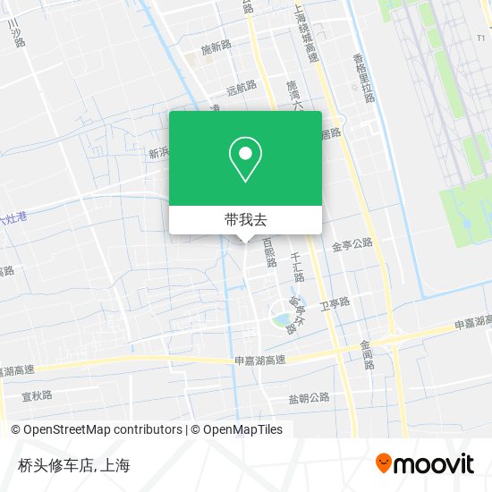 桥头修车店地图