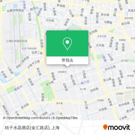 桔子水晶酒店(金汇路店)地图