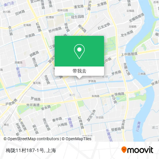 梅陇11村187-1号地图