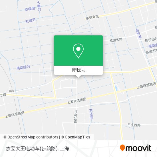杰宝大王电动车(步韵路)地图
