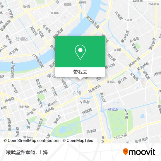 曦武堂跆拳道地图