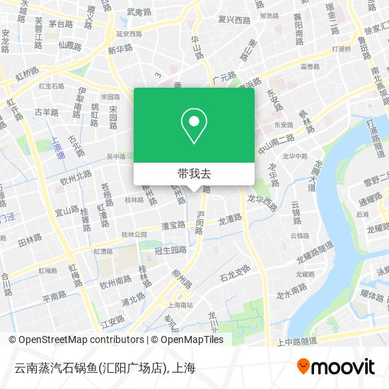云南蒸汽石锅鱼(汇阳广场店)地图
