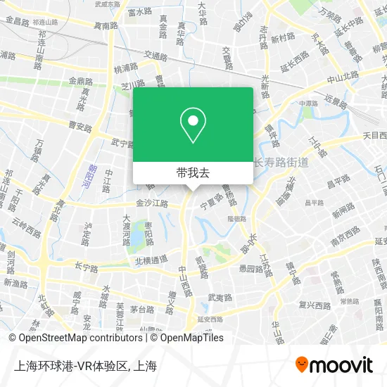 上海环球港-VR体验区地图