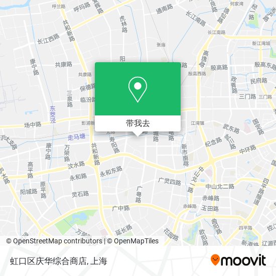 虹口区庆华综合商店地图