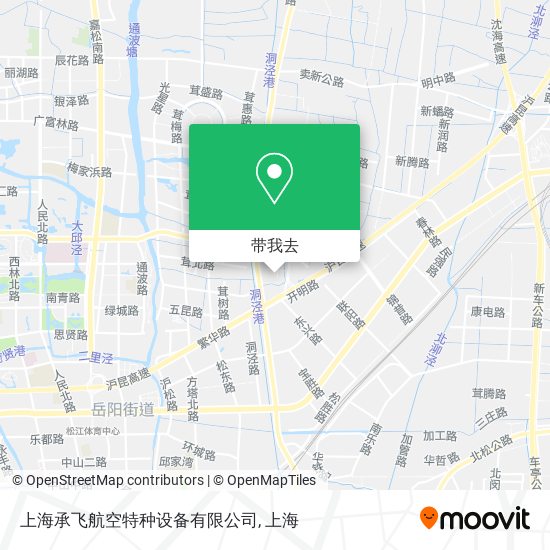 上海承飞航空特种设备有限公司地图