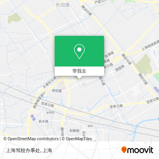 上海驾校办事处地图