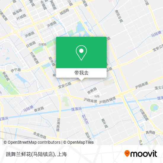 跳舞兰鲜花(马陆镇店)地图