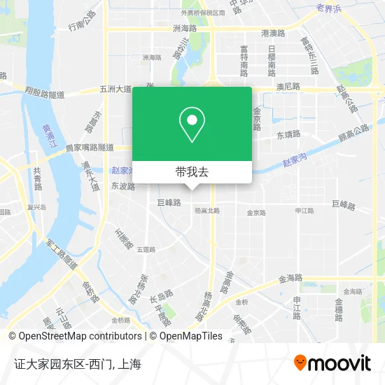 证大家园东区-西门地图
