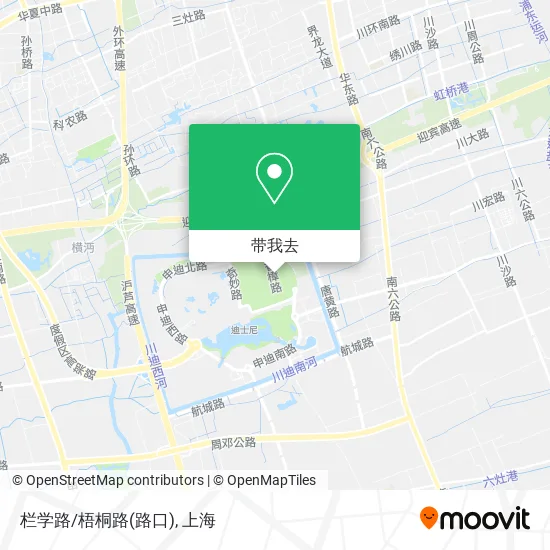 栏学路/梧桐路(路口)地图