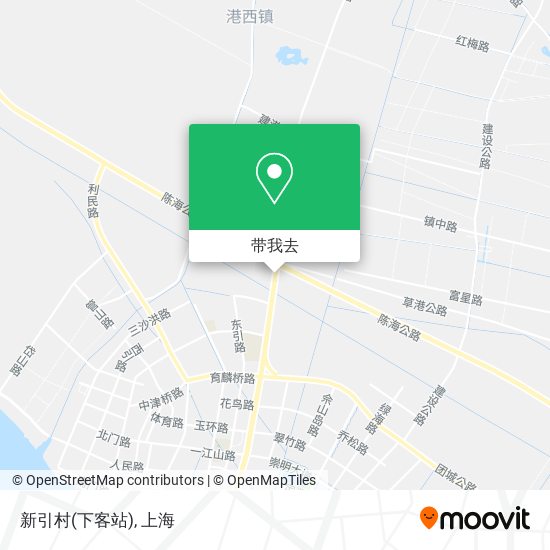 新引村(下客站)地图