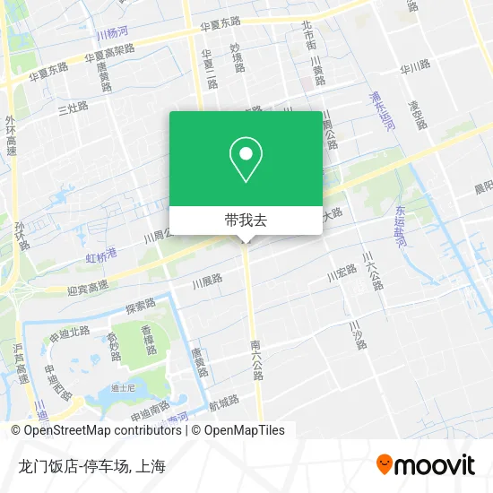 龙门饭店-停车场地图