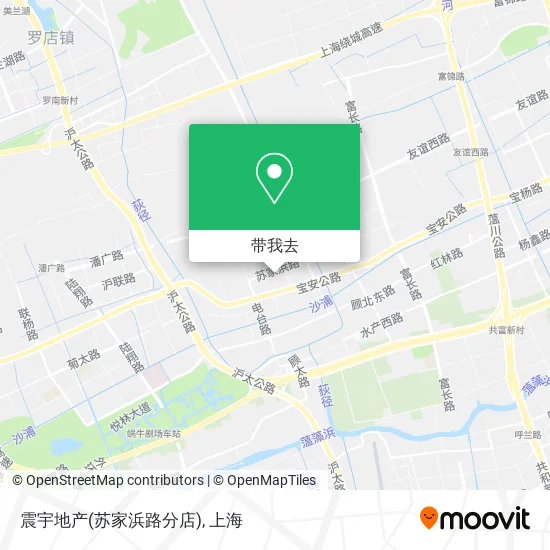 震宇地产(苏家浜路分店)地图