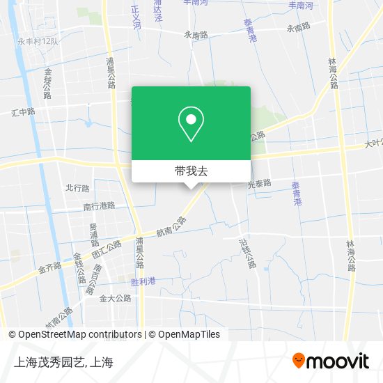 上海茂秀园艺地图