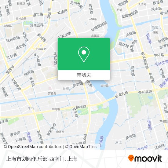 上海市划船俱乐部-西南门地图