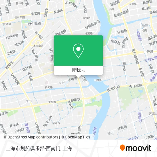 上海市划船俱乐部-西南门地图