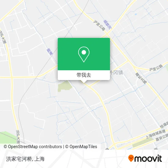 洪家宅河桥地图
