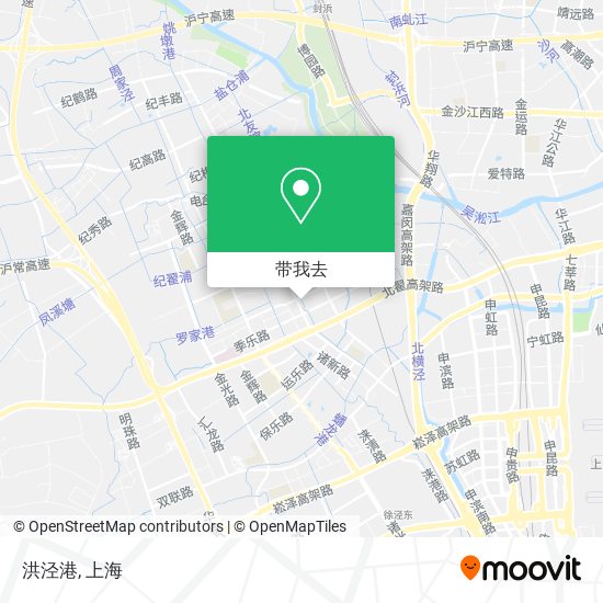 洪泾港地图