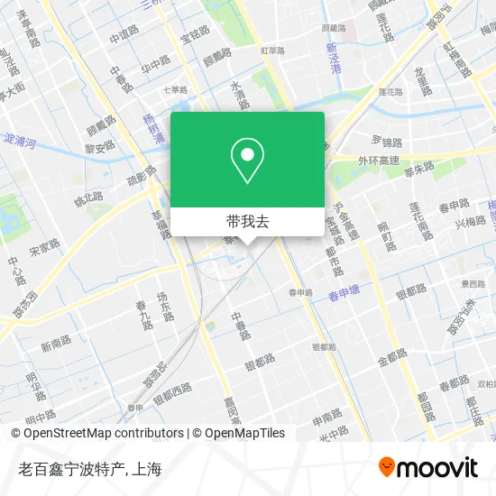 老百鑫宁波特产地图