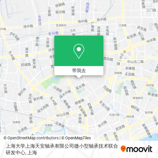上海大学上海天安轴承有限公司微小型轴承技术联合研发中心地图