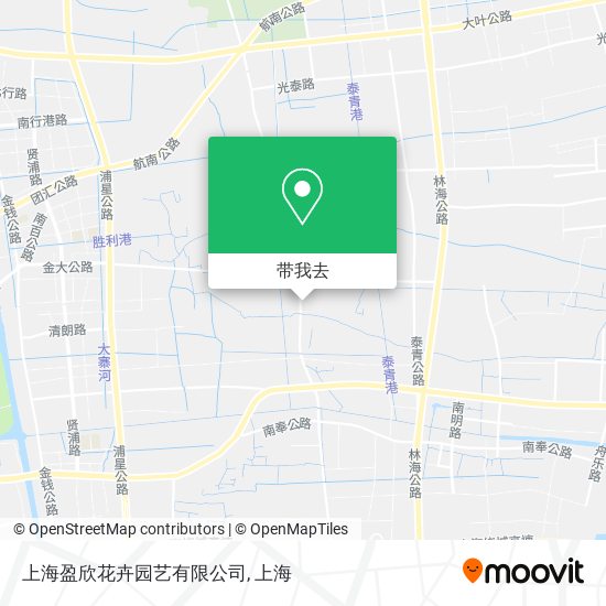上海盈欣花卉园艺有限公司地图