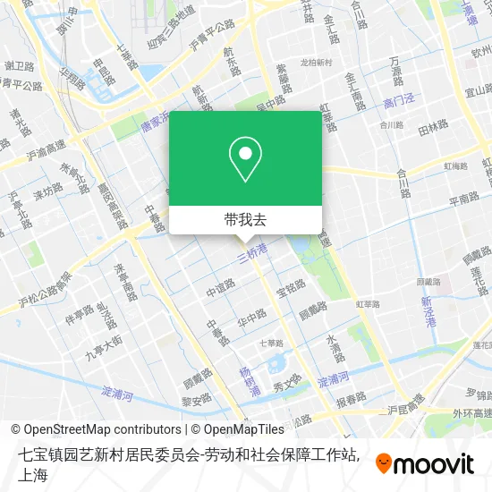七宝镇园艺新村居民委员会-劳动和社会保障工作站地图