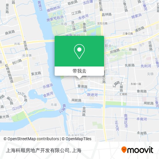 上海科顺房地产开发有限公司地图