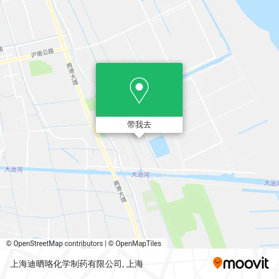 上海迪晒咯化学制药有限公司地图