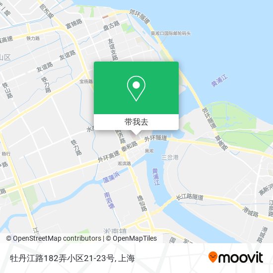 牡丹江路182弄小区21-23号地图