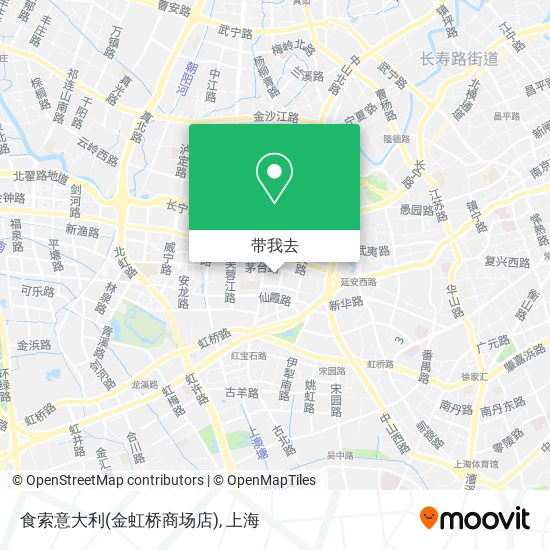 食索意大利(金虹桥商场店)地图