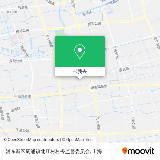 浦东新区周浦镇北庄村村务监督委员会地图